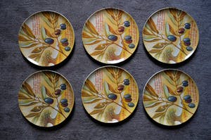 Curiosa - 6 Exclusive Design plates Dutch Art | Original Dutch made kopen? Bied vanaf 1!