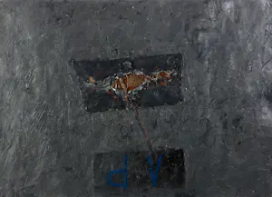 Mihajlo Petkovic - Gemengde technieken (Materiewerk), Zonder titel - Ingelijst kopen? Bied vanaf 60!