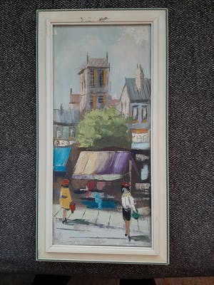 Niet of onleesbaar gesigneerd - Straatbeeld kopen? Bied vanaf 1!