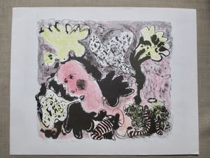 Buy Henk Huig - Litho "Botanische tuin"? Bid from 25!