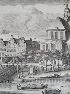 Caspar Commelin - Amsterdam, Oosterkerk- Wittenburgergracht, Commelin-1726 kopen? Bied vanaf 50!