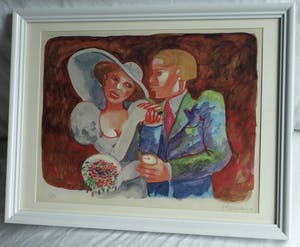 Daniela Romano - Ingelijste litho , Mooiste dag – nr. 1 van 99 ex. kopen? Bied vanaf 50!