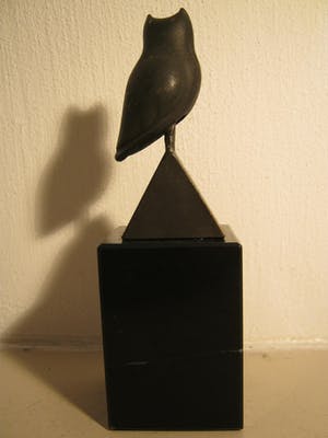 Brons (Onbekend) - Sculptuur van een uiltje kopen? Bied vanaf 40!