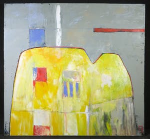 Philip Vencken - Olieverf op doek, Abstract land (Groot) kopen? Bied vanaf 100!