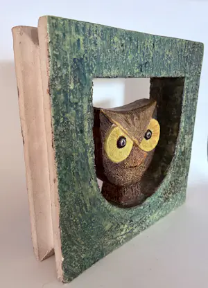 Faience- en Tegelfabriek Westraven - Tegel Uil kopen? Bied vanaf 100!