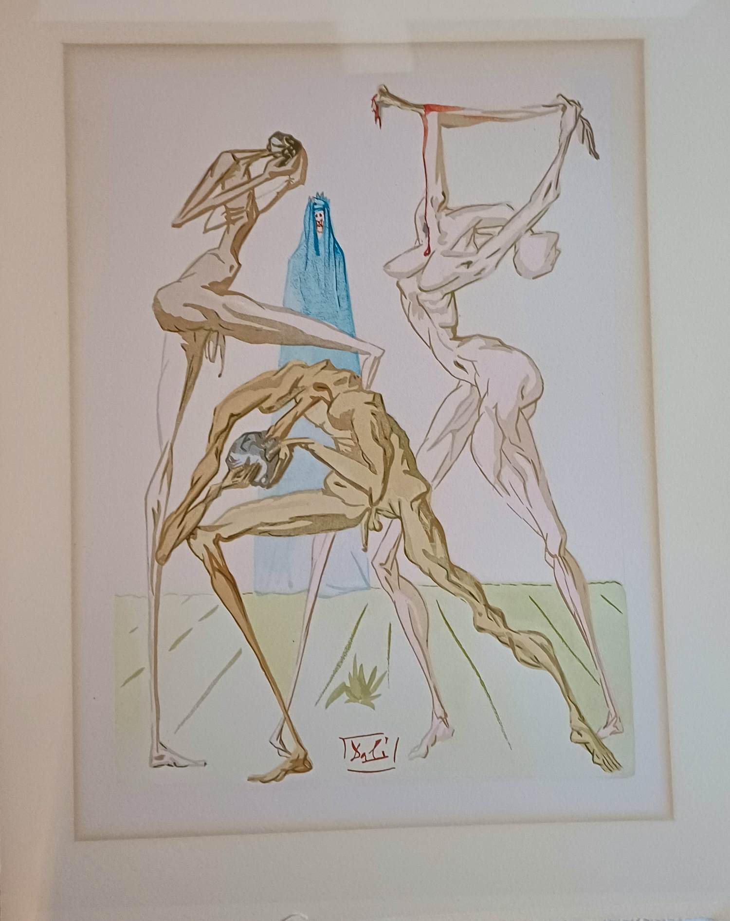 Salvador Dali - originele illustratie van Salvador Dali voor La Divine Comedie de Dante verkocht voor € 1!