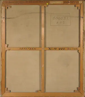 Jan Willem Maronier - Oieverf op doek, Zo danst men daar II - Ingelijst (Groot) kopen? Bied vanaf 1!