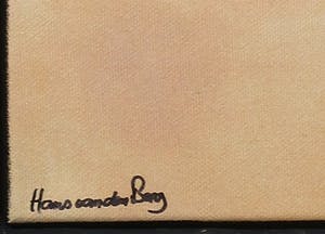 Hans van den Berg - Set van drie giclées op doek, Zonder titel - Ingelijst kopen? Bied vanaf 100!