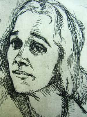 Albert Neuhuys - VROUWENPORTRET verkocht voor € 20!