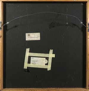 Ferenc Gogos - Acryl en polymer op paneel, Zonder titel - Ingelijst kopen? Bied vanaf 200!