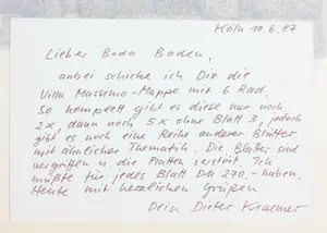 Dieter Kraemer - Mappe mit 6 Radierungen, Villa Massimo kopen? Bied vanaf 1!