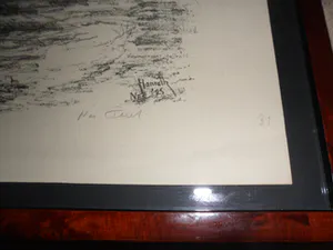 Otto Hanrath - Litho, Nes Texel. kopen? Bied vanaf 25!