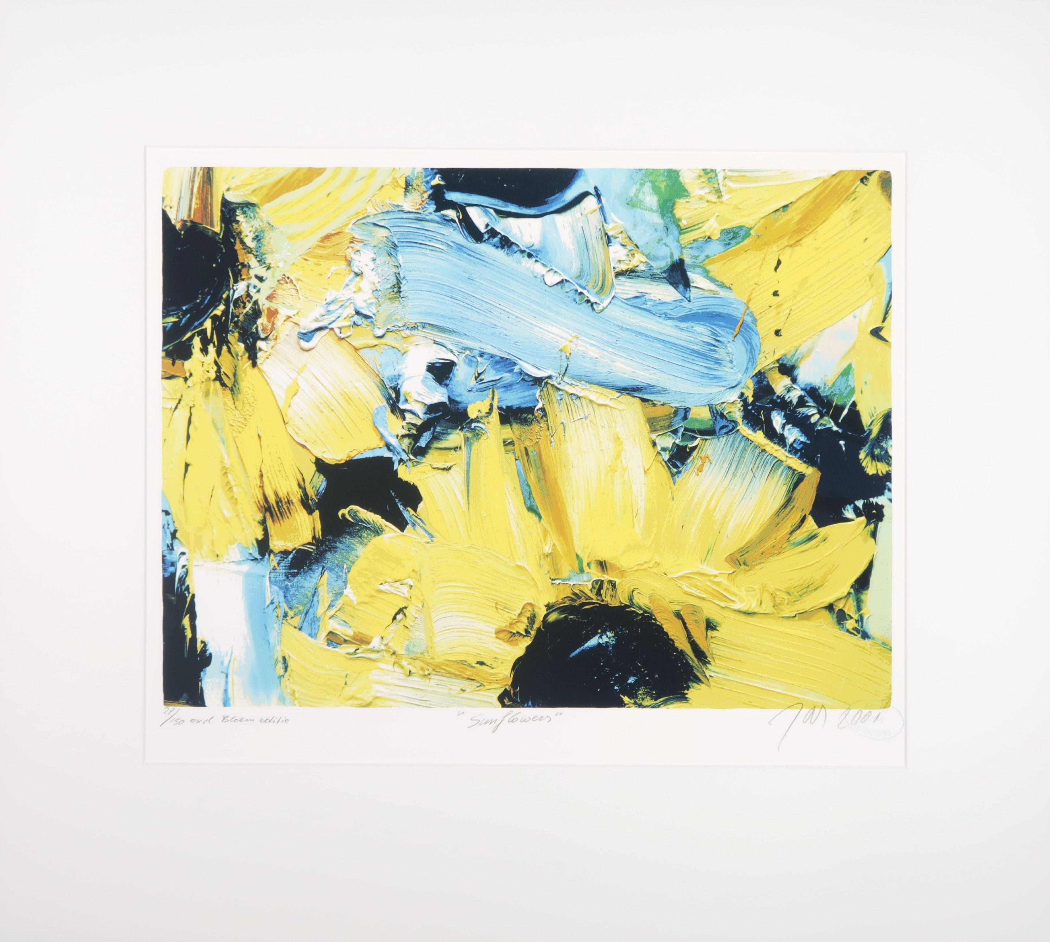 JAS - Zeefdruk, Sunflowers kopen? Bied vanaf 65!