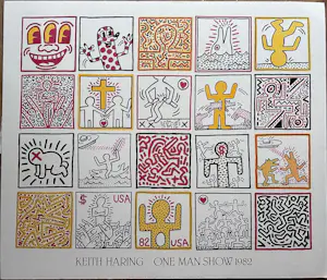 Keith Haring - One Man Show 1982 litho kaufen? Bieten Sie von 275!