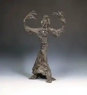 Jan Sierhuis - Bronzen beeld: Tango danseres (grote versie van 53 cm) verkauft für € 1250!