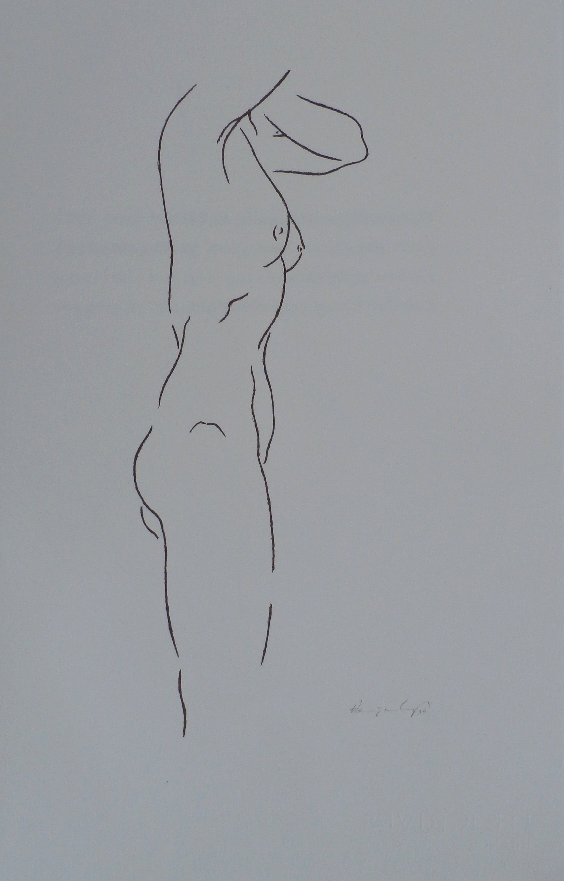 Harry van Kuyk - zeefdruk: naakt 2 - 1996 verkocht voor € 249!