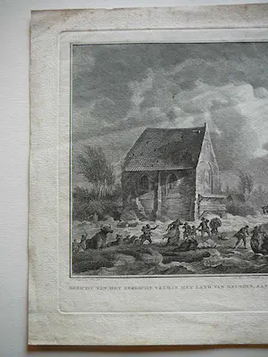 Noach van der Meer - Overstroming bij Heusden 1775 kopen? Bied vanaf 75!