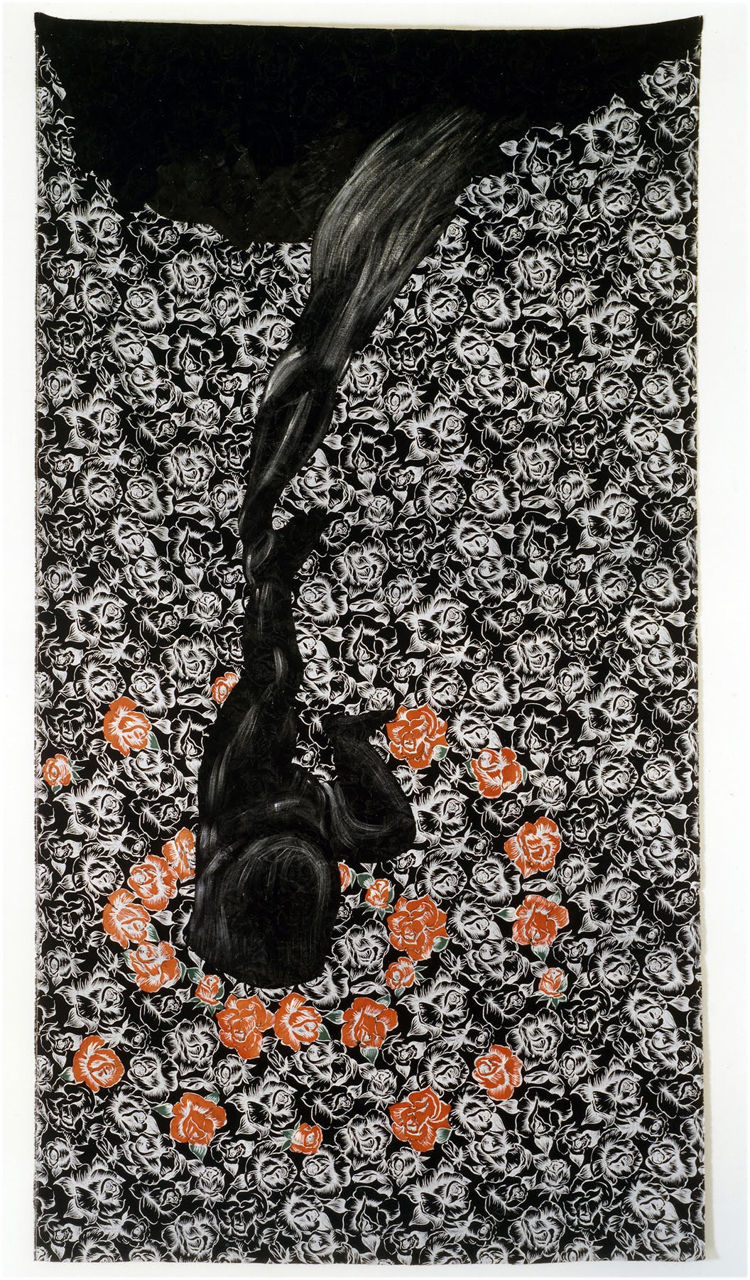 Wilma Kuil - Wandkleed, What is behind that curtain (Groot!) verkocht voor € 50!