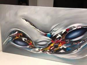 Gena - Abstract Blue kopen? Bied vanaf 1!