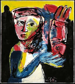 Martin van Wordragen - Olieverf, Meisje met vis - Ingelijst kopen? Bied vanaf 250!