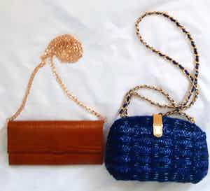 Niet of onleesbaar gesigneerd - Bulaggi en krokodil farm 2 tassen verkocht voor € 10!