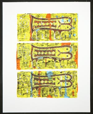 Ans van Dijk - Zeefdruk, Amarillo kopen? Bied vanaf 1!