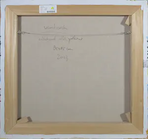 Hans Vanhorck - Acryl op doek, Abstract with yellow kopen? Bied vanaf 300!