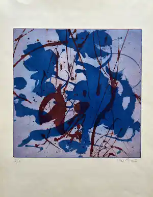 Theo Braun - Mooie gesigneerde kleurenets - 1960 - III/11 verkauft für € 85!