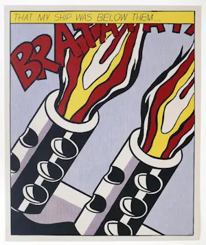 Buy Roy Lichtenstein - "As I opened fire"? Bid from 949!