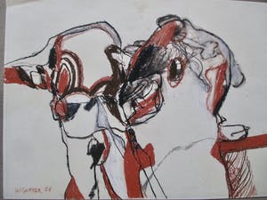 Willem Gorter - Pastel/Gemengde techniek kopen? Bied vanaf 35!