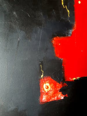 Olga Dengo - Z.T. Abstract figuur - Zeer groot - Nieuw kopen? Bied vanaf 400!