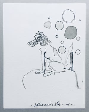 John van 't Slot - inkttekening - zonder titel - 2005 kopen? Bied vanaf 125!