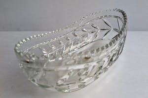 Walther glas - Schaal en servethouder - Kristalglas en Kristallen Vaas - Floraal decor kopen? Bied vanaf 10!