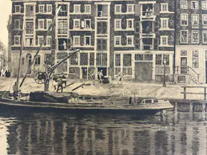 Willem Witsen - West-Indisch Huis - mooie en originele ets kopen? Bied vanaf 200!