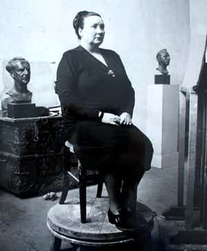 Ad Windig - Silvergelatinedruk: mevrouw Huinck - 1958 verkocht voor € 99!