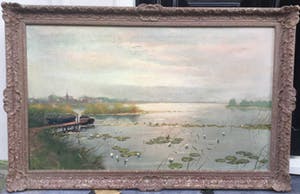 Toon Verplak - C4207 - Plasgezicht met waterlelies kopen? Bied vanaf 100!