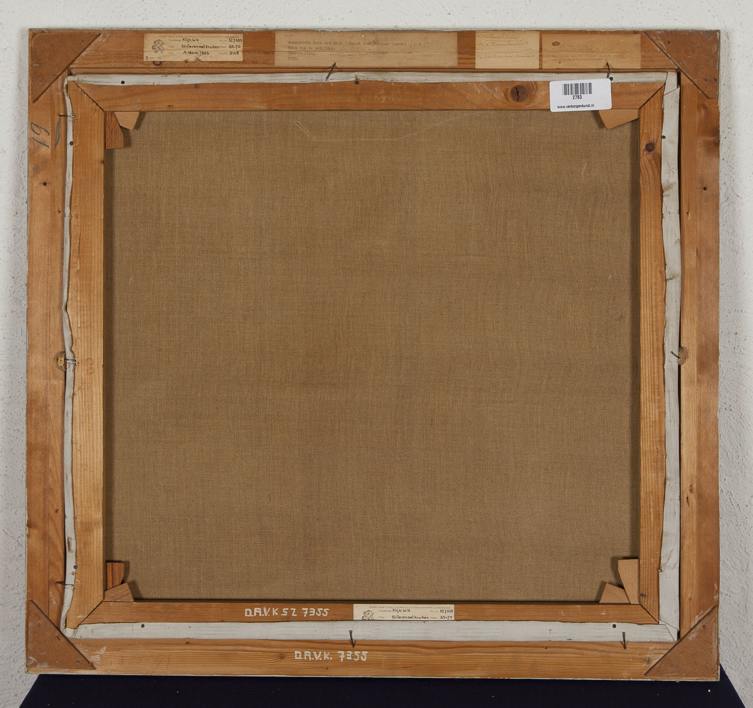 Willem Klijn - Olieverf op doek - Stilleven met kruiken - 1955 - gesigneerd - BKR Amsterdam kopen? Bied vanaf 10!