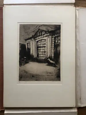 Betsy Westendorp-Osieck - Oude Amsterdamsche tuinhuizen, tien etsen door Betsy Westendorp-Osiek. kopen? Bied vanaf 690!