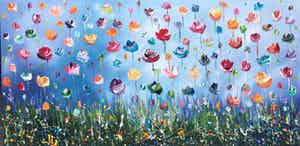 Gena Genadyj - Colorful Flowers verkocht voor € 250!