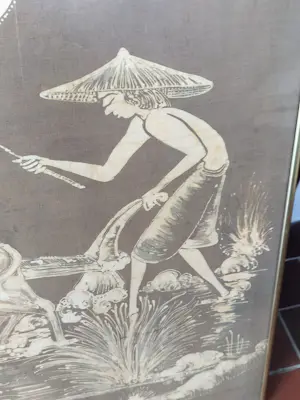 Kuswadji Kawindrosusanto - Batik tulis op doek kopen? Bied vanaf 150!