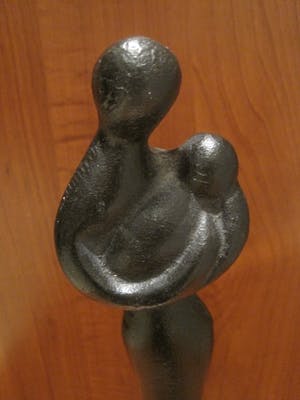 Heiligenbeeld - Zwarte Madonna met Kind. kopen? Bied vanaf 20!