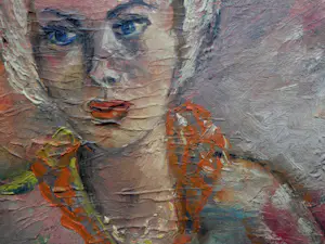 Niet of onleesbaar gesigneerd - Portret van een vrouw kopen? Bied vanaf 1!