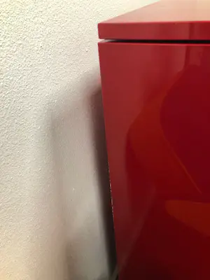 Giulio Cappellini - Design kast 'Sistemi' in rood/zwart kubistische vormgeving (jaren '80) kopen? Bied vanaf 750!