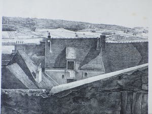 Gijs Voskuyl - Gezicht op Chevreuse - litho kopen? Bied vanaf 35!