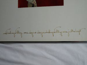 Ans Wortel - Gouache , “Met belangstelling voor.....” - gesigneerd & ingelijst – 1978 kopen? Bied vanaf 350!