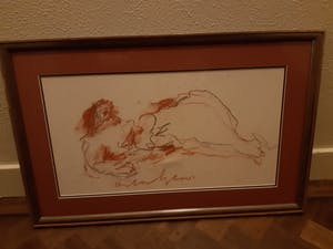 Anton Heyboer - Vrouw liggend kopen? Bied vanaf 160!
