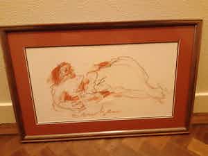 Anton Heyboer - Vrouw liggend verkocht voor € 160!