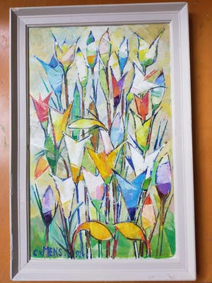 Niet of onleesbaar gesigneerd - Bloemenveld (?) kopen? Bied vanaf 1!