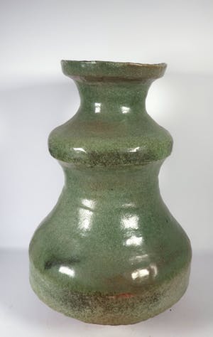 Peter von Hartsvelt Müller - Aardewerk, Groene vaas (Groot) kopen? Bied vanaf 1!