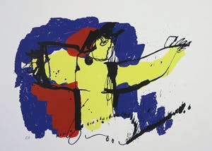 Herman Brood - Zeefdruk, Brasil God kopen? Bied vanaf 80!